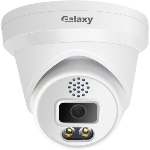 NDAA Galaxy AI Active Deterrence 5MP IP Turret With Two Way Audio