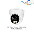 5MP Full Color Fixed Lens Analog Turret