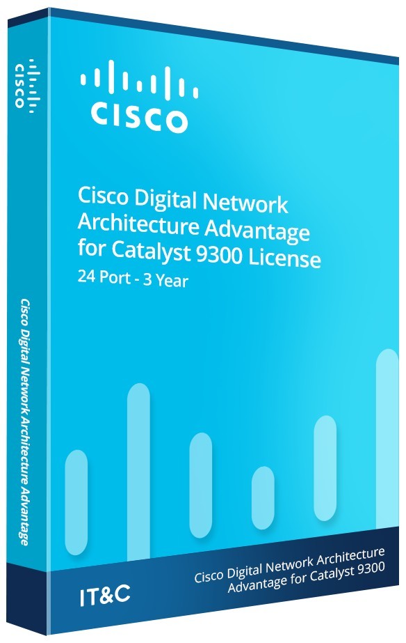 Cisco Digital Network Architecture Advantage for Catalyst 9300 - License - 24 Port - 3 Year