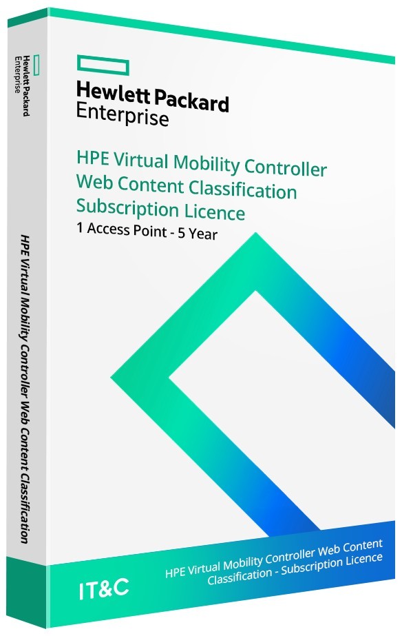 HPE Virtual Mobility Controller Web Content Classification - Subscription Licence - 1 Access Point - 5 Year