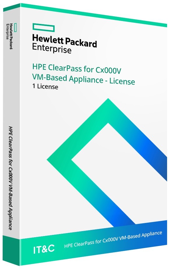HPE ClearPass for Cx000V VM-Based Appliance - License - 1 License