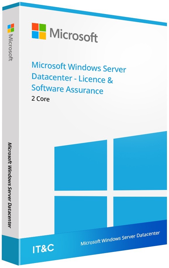 Microsoft Windows Server Datacenter - Licence & Software Assurance - 2 Core