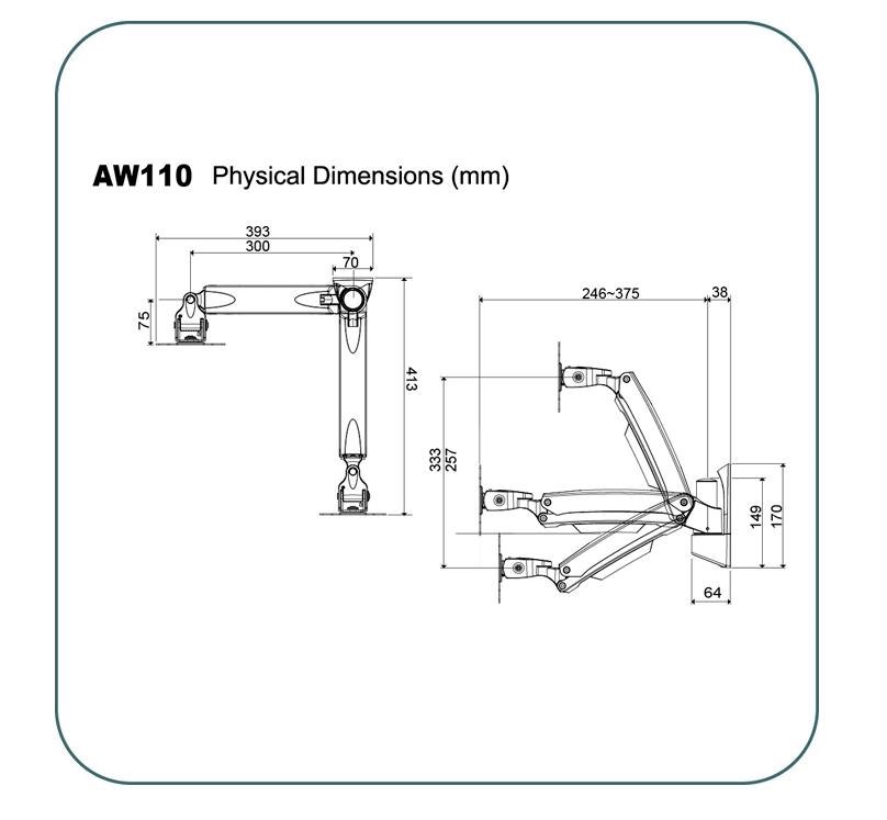 Aavara Single Wall Mount