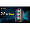 Antec DF600 Flux High Airflow, Atx, Tempered Glass With 3X Argb Fants In Front, 1X Rear, 1X Psu Shell (Reverse Fan Blade) Gaming Case