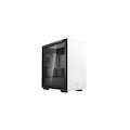 Deepcool Macube 110 White Minimalistic Micro-ATX Case, Magnetic Tempered Glass Panel, Removable Drive Cage, Adjustable Gpu Holder, 1xPreinstalled Fan