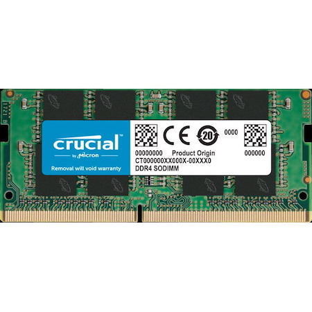 Crucial 8GB (1x8GB) DDR4 Sodimm 3200MHz CL22 1.2V Notebook Laptop Memory Ram