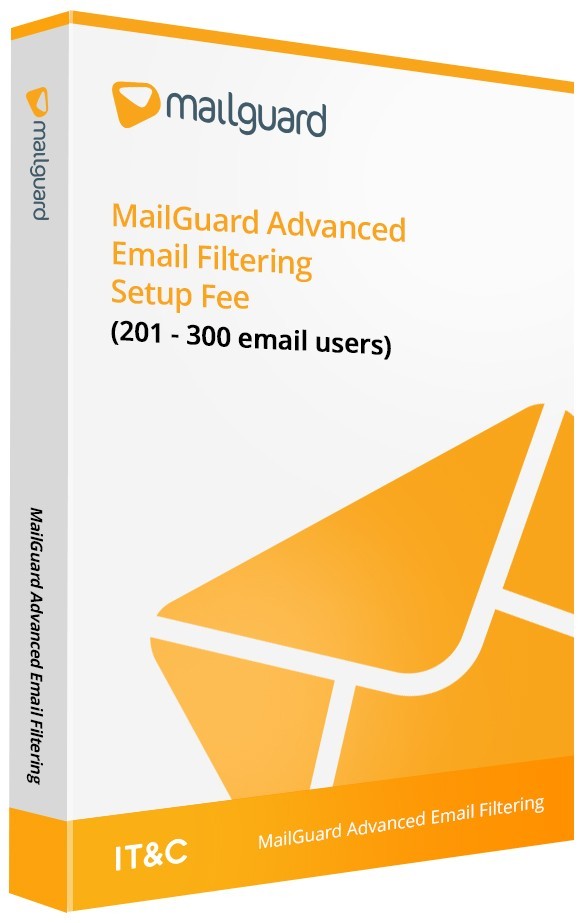 MailGuard Advanced Email Filtering -  Setup Fee (201 - 300 email users)