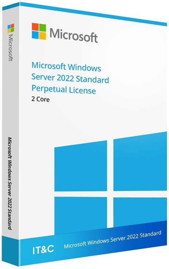 Microsoft Windows Server 2022 Standard - Perpetual License - 2 Core