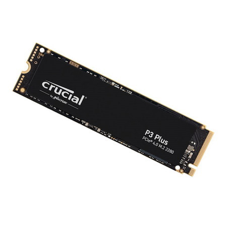 Crucial P3 Plus 1TB Gen4 NVMe SSD 5000/3600 MB/s R/W 220TBW 650K/800K Iops 1.5M HRS MTTF Full-Drive Encryption M.2 PCIe4 5YRS
