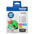 Brother LC432xl Colour Value Pack 1Xcyan 1X Magenta 1X Yellow