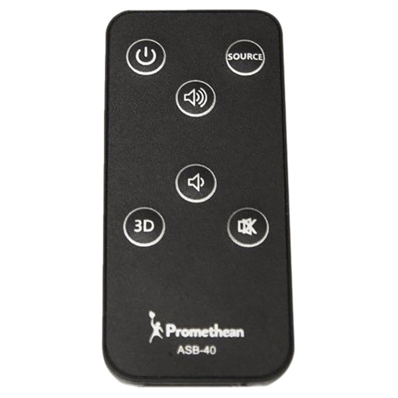 Promethean Remote Control For Promethean Activsoundbar - Versions 1-2