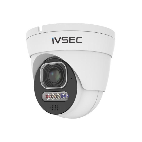 Ivsec Turret Ip Cam 8MP 25FP Motorised 2.8-12MM Lens Full Colour Adv Det Adv Ivs