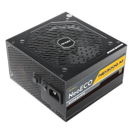 Antec Ne 1300W 80+ Gold, Fully-Modular, Atx 3.0, Pci-E 5.0, 140MM Silent Fan, Japanese Caps, Atx Power Supply, Psu, 7 Years Warranty