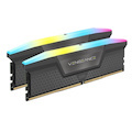 Corsair Vengeance RGB 64GB (2x32GB) DDR5 Udimm 6400MHz C32 1.35V Desktop Gaming Memory Black