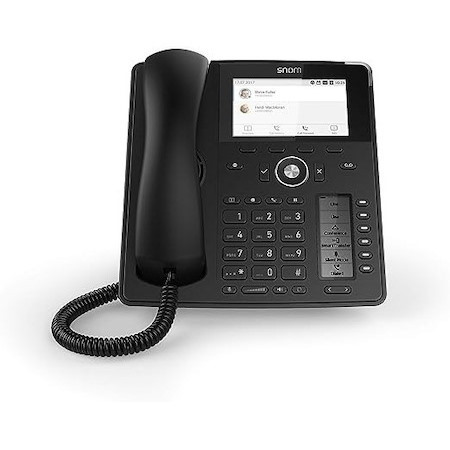 Snom D785 Ip Phone, SmartScreen, 12 Sip Identities, Bluetooth, Usb, 48 Self-Labelling Keys, HD Audio Quality