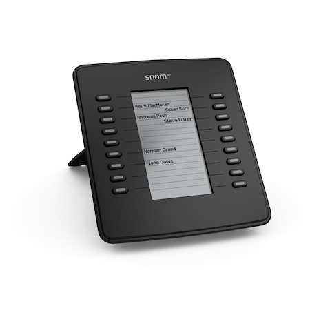 Snom D7 Expansion Module Usb For D785, D765, D745, D735, D725, D717 & D715, Black,18 Multi-Color Led Keys, Supports All 700 Series Telephones