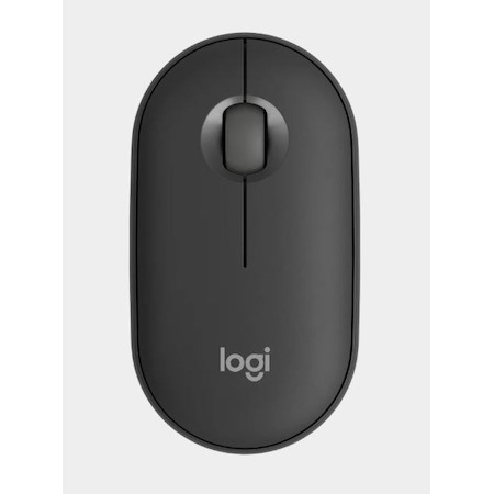 Logitech Pebble 2 M350s Mouse - Bluetooth - USB - Optical - 3 Button(s) - Tonal Graphite
