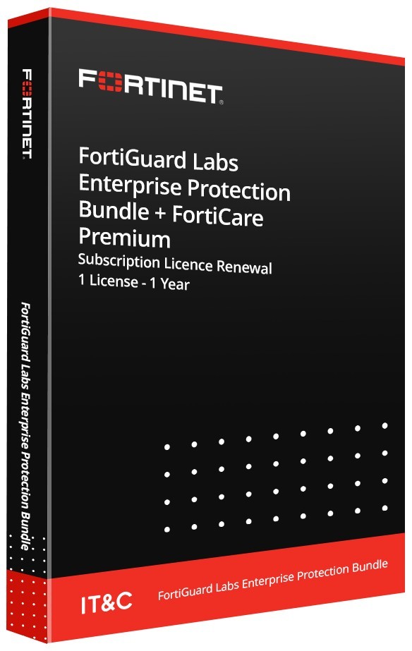 FortiGuard Labs Enterprise Protection Bundle + FortiCare Premium - Subscription Licence Renewal - 1 License - 1 Year