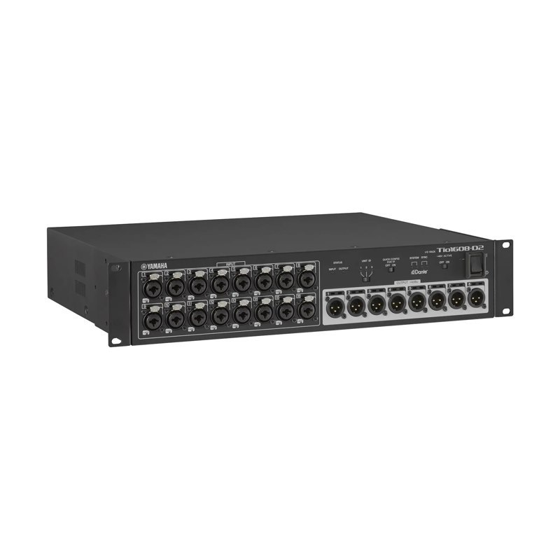 Yamaha Tio1608-D2 16 Analogue Inputs 8 Analogue outputs.Primary&Secondary Dante Interface ports,2RU