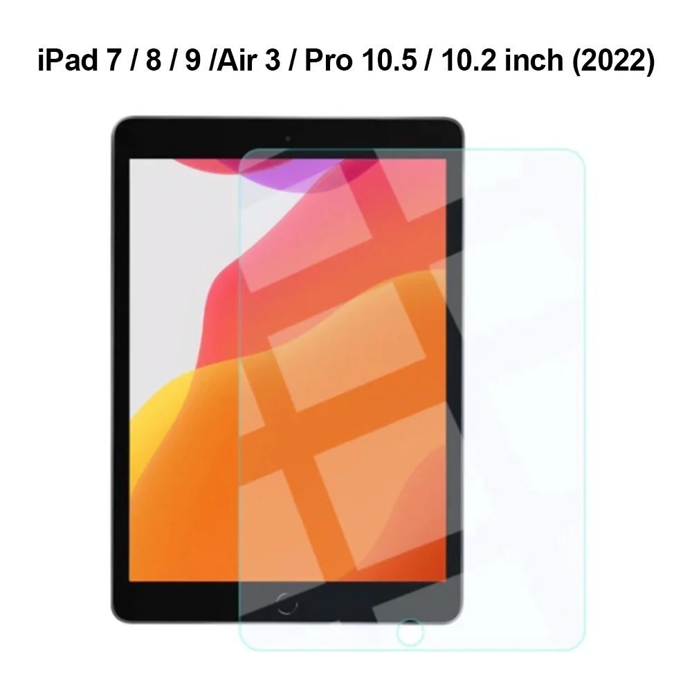 Usp Apple iPad (10.2') (9TH/8TH/7TH Gen) / iPad Air 3 / iPad Pro (10.5') 2.5D Full Coverage Tempered Glass Screen Protector - Protective Film