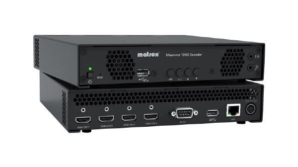 Matrox Maevex D6152-4 Quad 4K Decoder