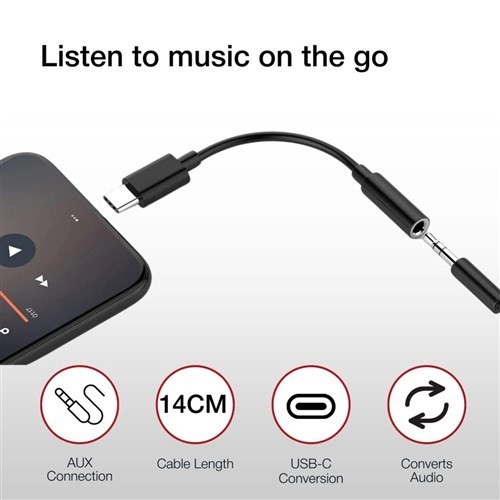Shintaro Usb-C Headphone Jack - Usb-C To Aux 3.5MM Adapter (Works With Headphones And Headsets - Built-In 32-Bit Dac)