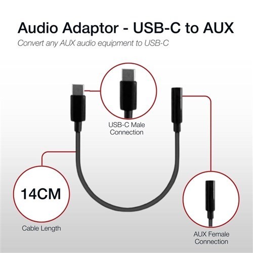 Shintaro Usb-C Headphone Jack - Usb-C To Aux 3.5MM Adapter (Works With Headphones And Headsets - Built-In 32-Bit Dac)
