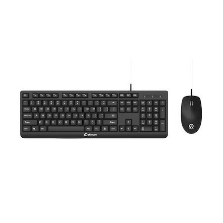 Shintaro Wired Keyboard &Amp; Mouse Combo With Usb Dongle Usb 2.0