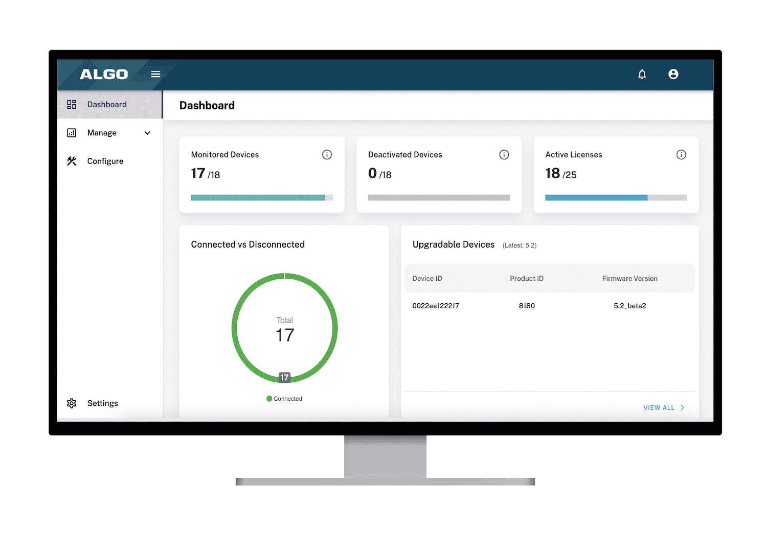 Algo Device Manage Platform Pro License 25 License Bundle