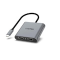 Unitek Usb-C To Dual Hdmi 4K60Hz Adapter With MST For Windows Devices