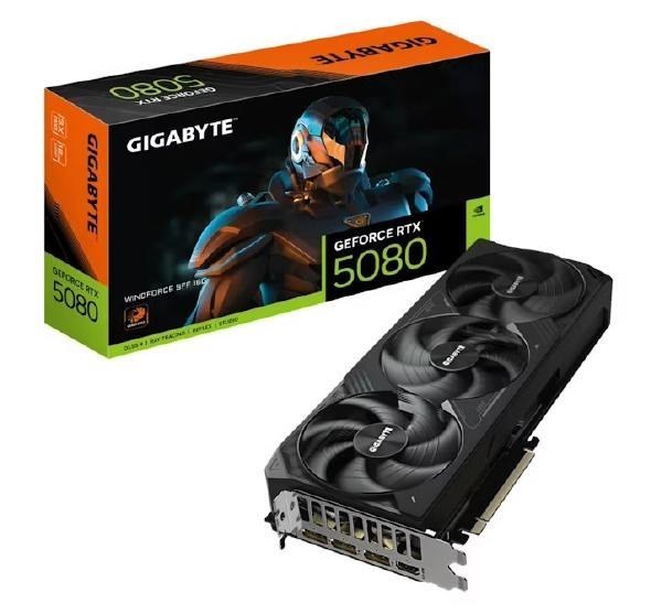 Miscellaneous Gigabyte GeForce RTX 5080 Windforce Oc 16GB Graphics Card