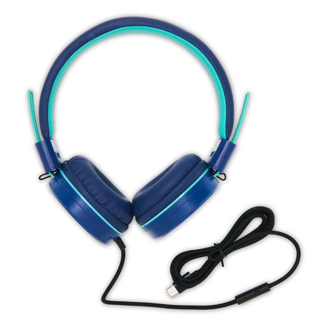 SchoolTech Extra Sturdy Headphones With Mic - Pack Of 50