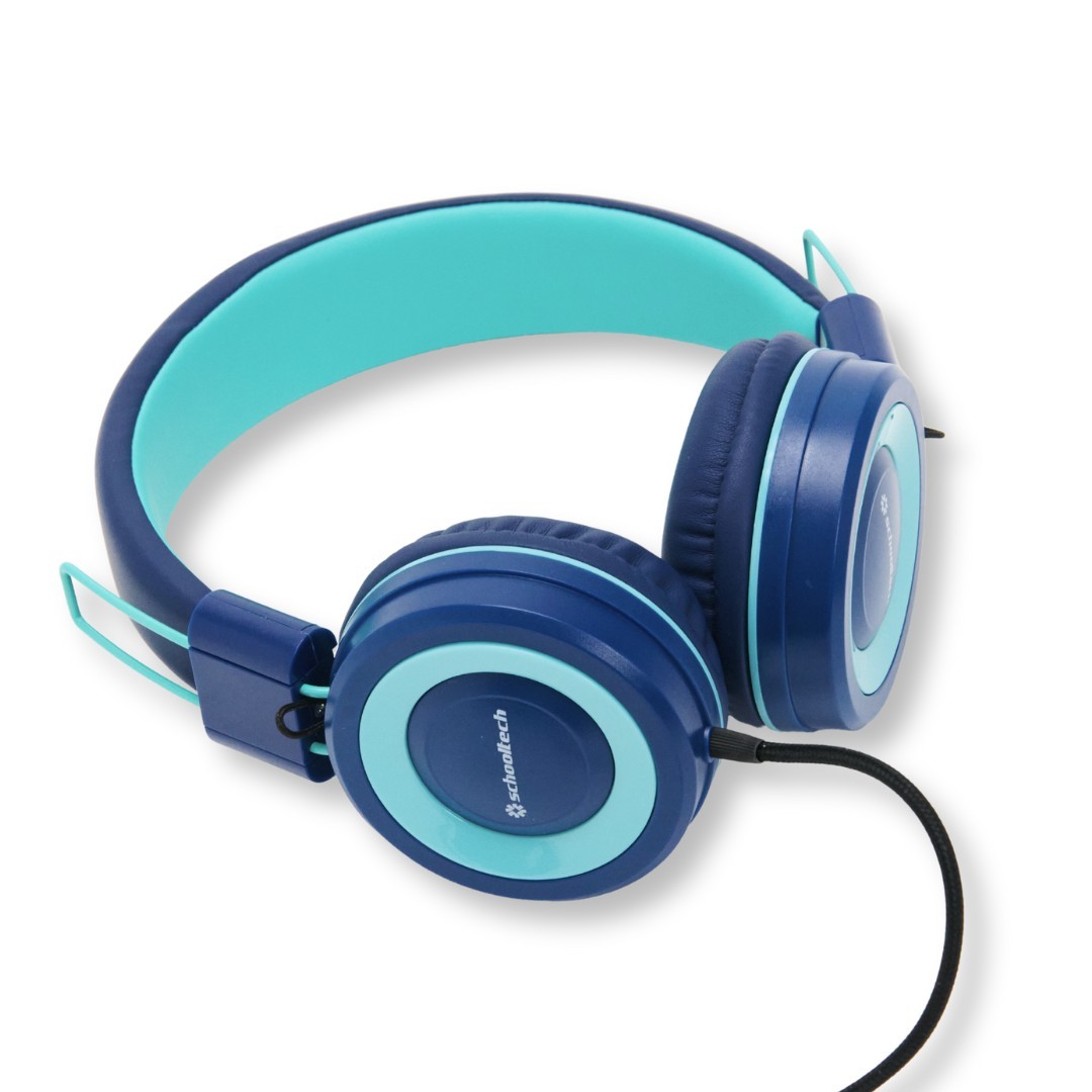 SchoolTech Extra Sturdy Headphones & Usb-C Adaptor - Pack Of 30