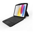 ZAGG Tough Keys Keyboard with trackpad USB-C Direct Connect for iPad A16 (2025), iPad 10th Gen (10.9" 2022), (Brown Box) ** US LAYOUT **