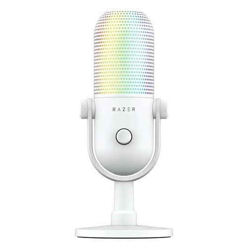 Razer Seiren V3 Chroma - RGB Usb Microphone With Tap-to-Mute-White Edition-FRML Packaging