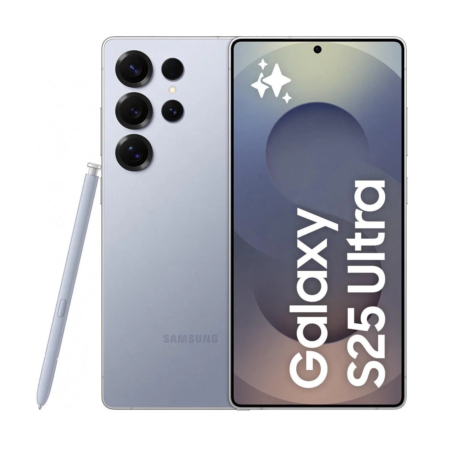 Samsung Galaxy S25 Ultra 5G 256GB - Titanium Silver Blue *Au Stock* , 6.9', Quad HD+ 120HZ,12GB/256GB, 200MP/50MP , Single + eSim, Ai , 5000mAh , 2 Ye