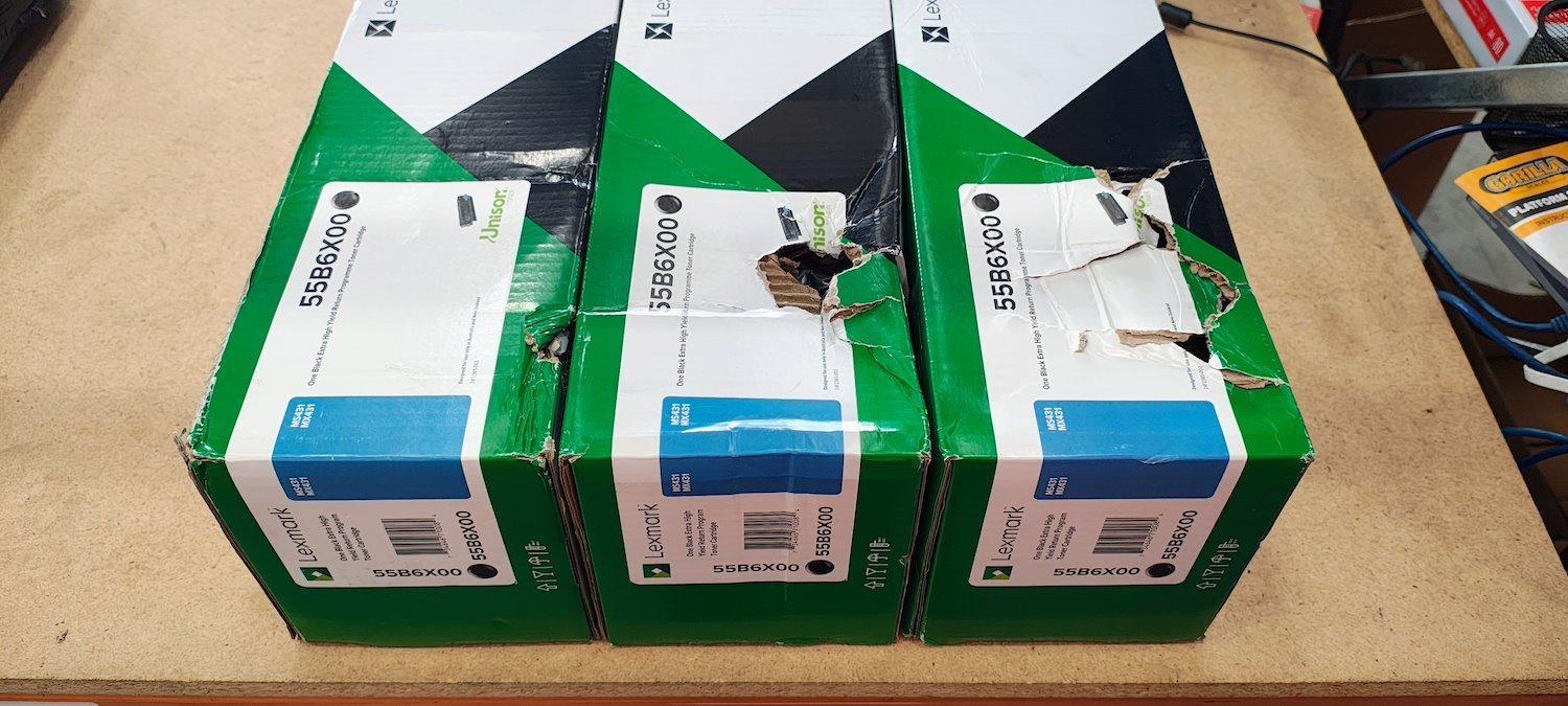 Lexmark 55B6X00 Black Extra High Yield Return Toner 20K For MS431 MX431 - Box Damage
