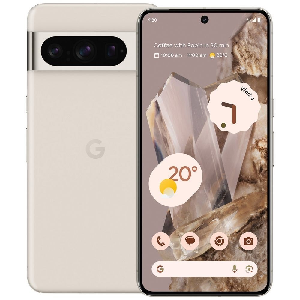 Google Pixel 8 Pro 5G 128GB - Porcelain (Ga04834-Us)*Au Stock*, 6.7', Oled, 120Hz, 12GB/128GB, 50MP/10.5MP, Single + Esim, 5050mAh, 2 Years Warranty