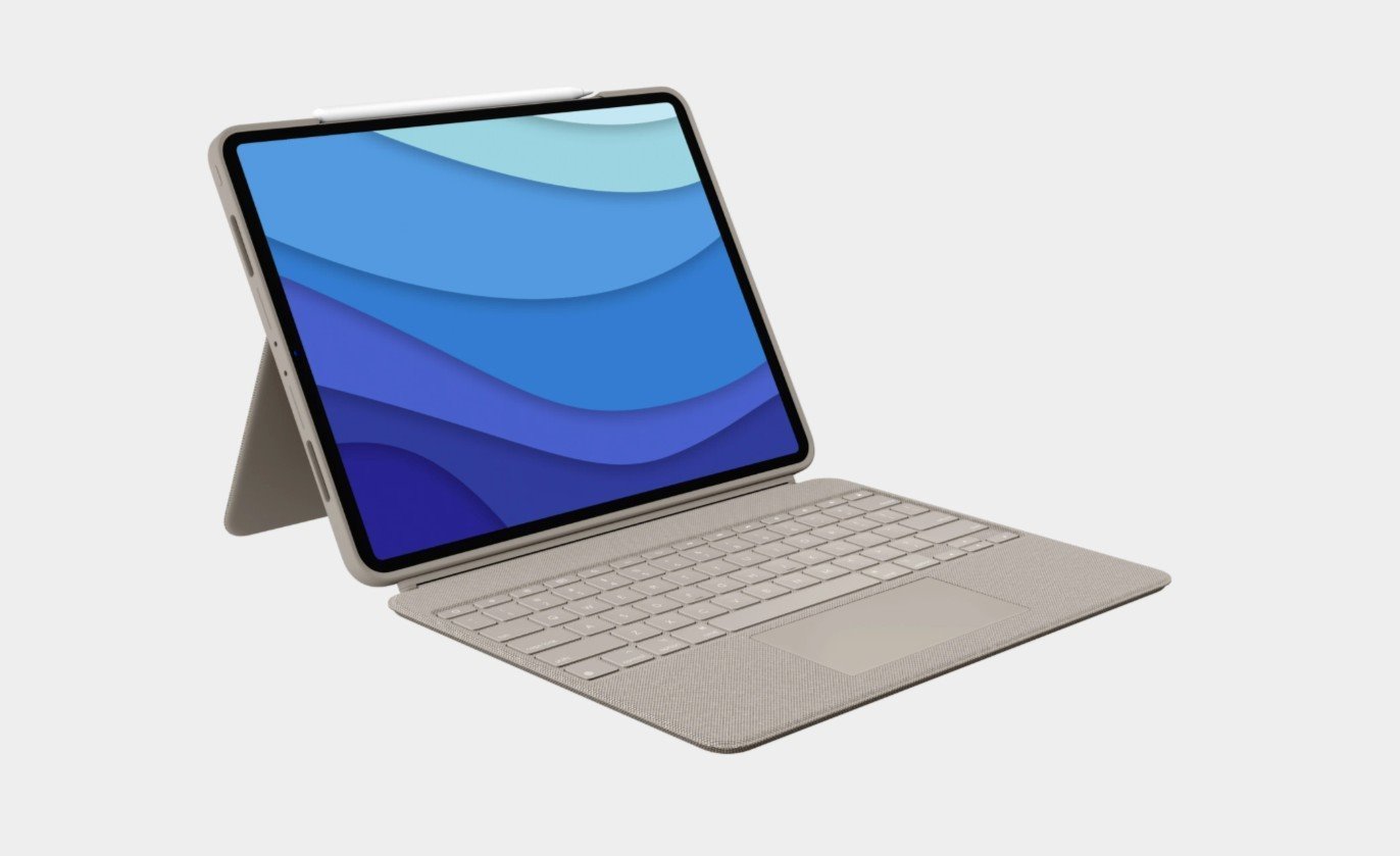 Logitech Combo Touch For iPad Pro 11-Inch M4 Sand