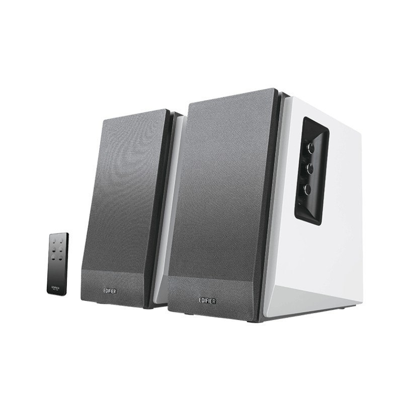 Edifier R1700BT White Silver All-In-One Bluetooth Bookshelf Speakers