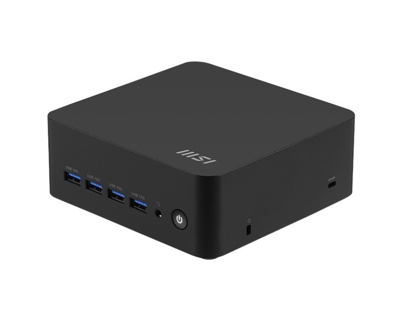 Msi Cubi Z Ai 8M With Hawk Point R7,Ryzen 7 8845HS/Up To DDR5/dTPM/2*M.2/2*HDMI/2*USB C 4.0/4*Display/2*LAN/Wifi6E/Card Reader/Power Switch Cable/3Y