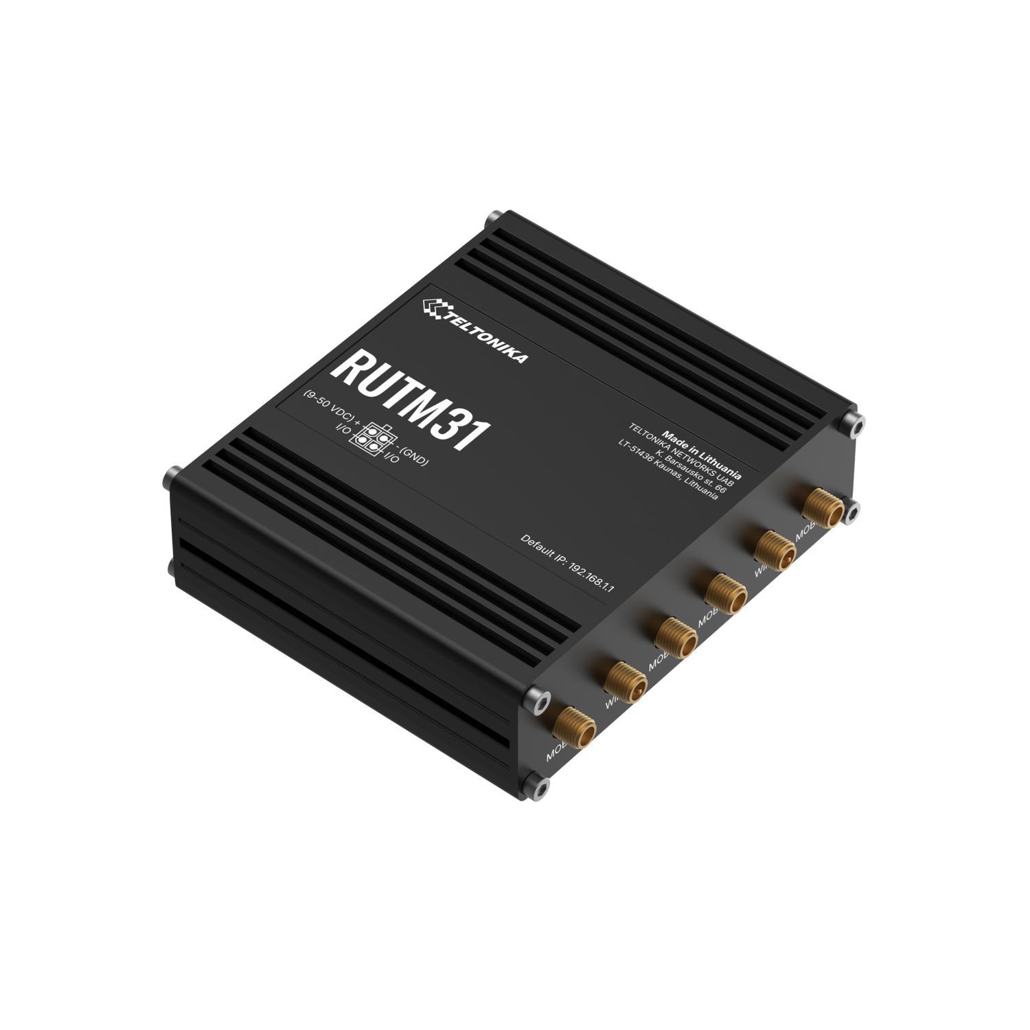 Teltonika | Rutm31 | Dual Sim Industrial 5G Gigabit Router