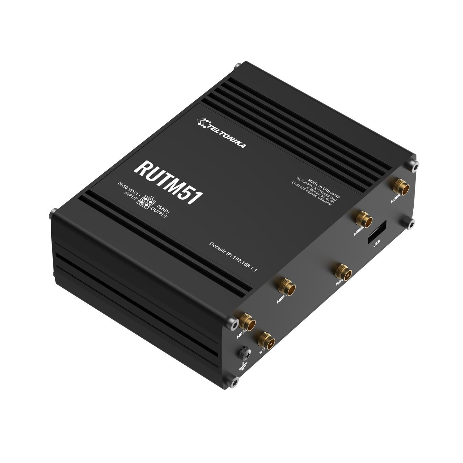 Teltonika | Rutm51 | Dual Sim Industrial 5G Gigabit Router