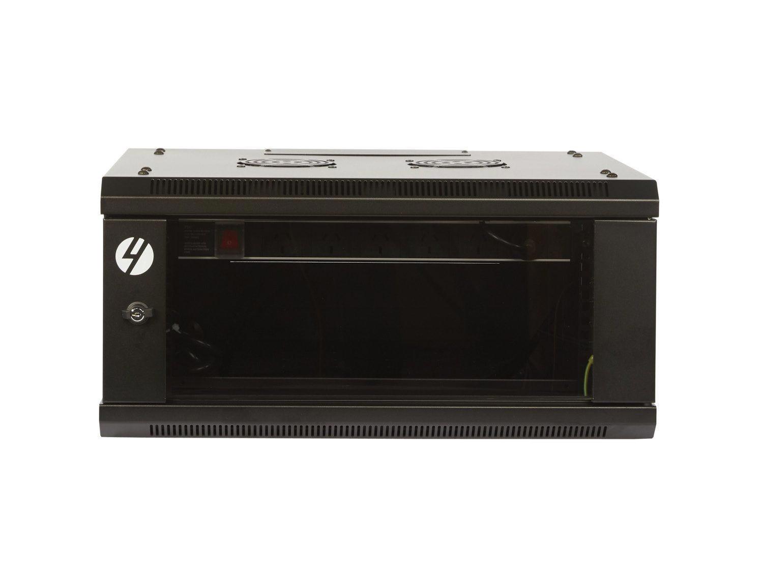 4Cabling 4Ru 600MM Wide X 600MM Deep Wall Mount Server Rack (Without Fan)