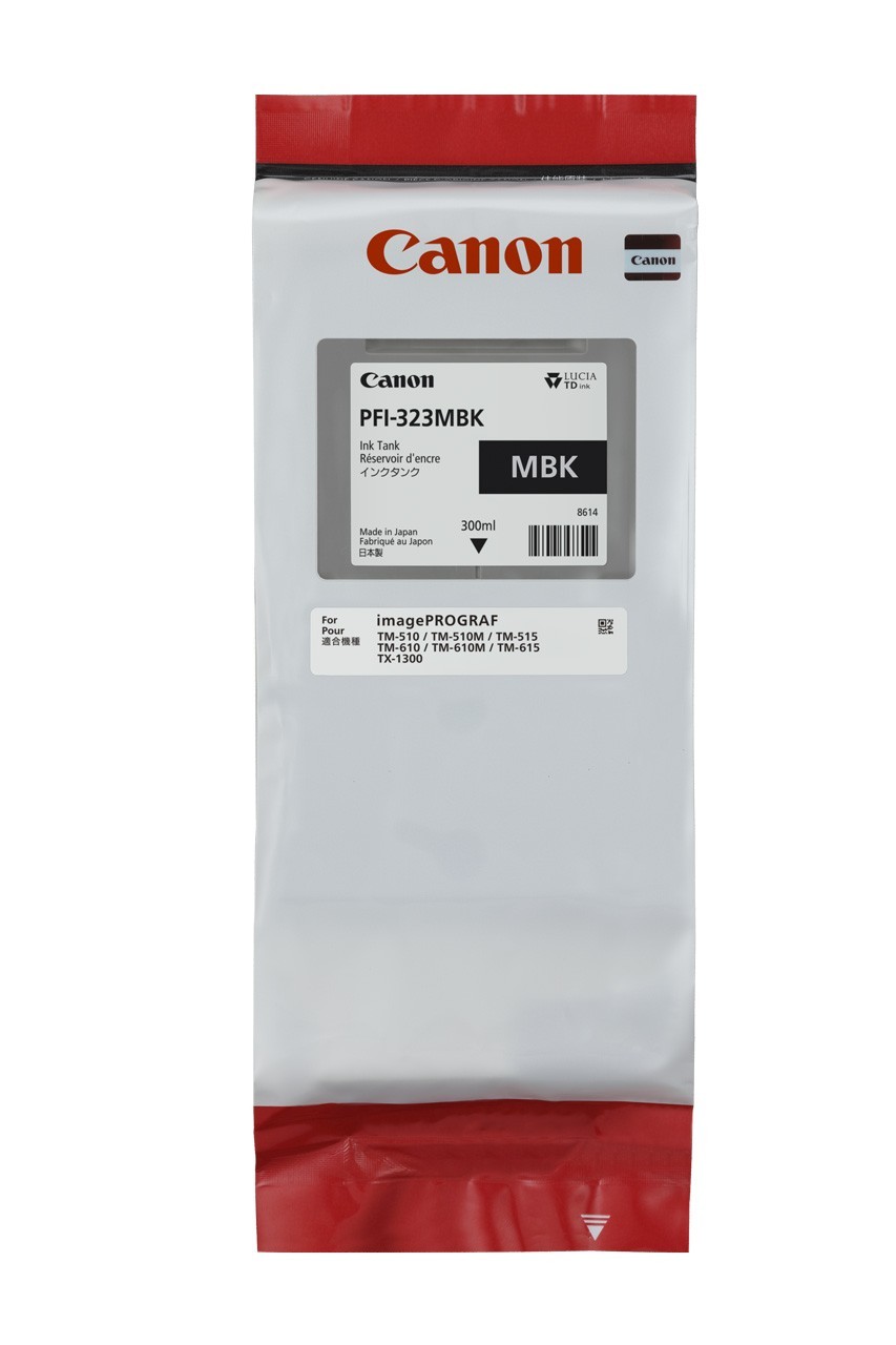 Canon Pfi-323Mbk - Matte Black Ink For TM510/610 Range - 300ML