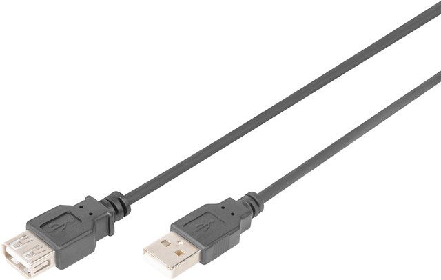 Digitus Usb 2.0 Type A (M) To Usb Type A (F) 5M Extension Cable