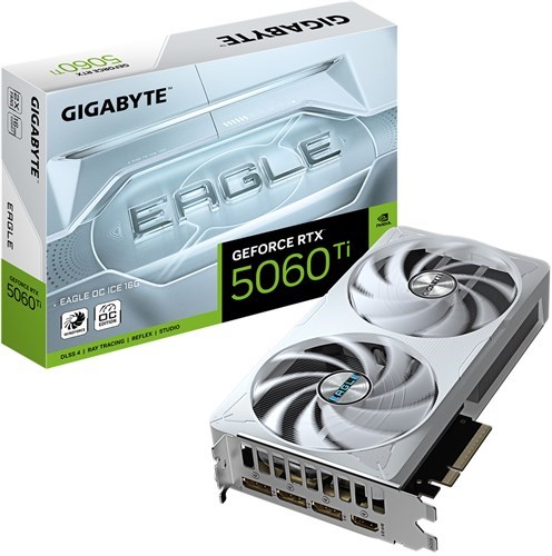 Gigabyte Gv-N506teagleoc Ice-16Gd Rtx5060ti 8GB Pcie Graphics Card