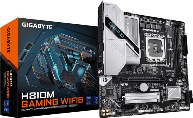 Gigabyte H810M Gaming WiFi6 DDR5 Matx Lga1851 Motherboard