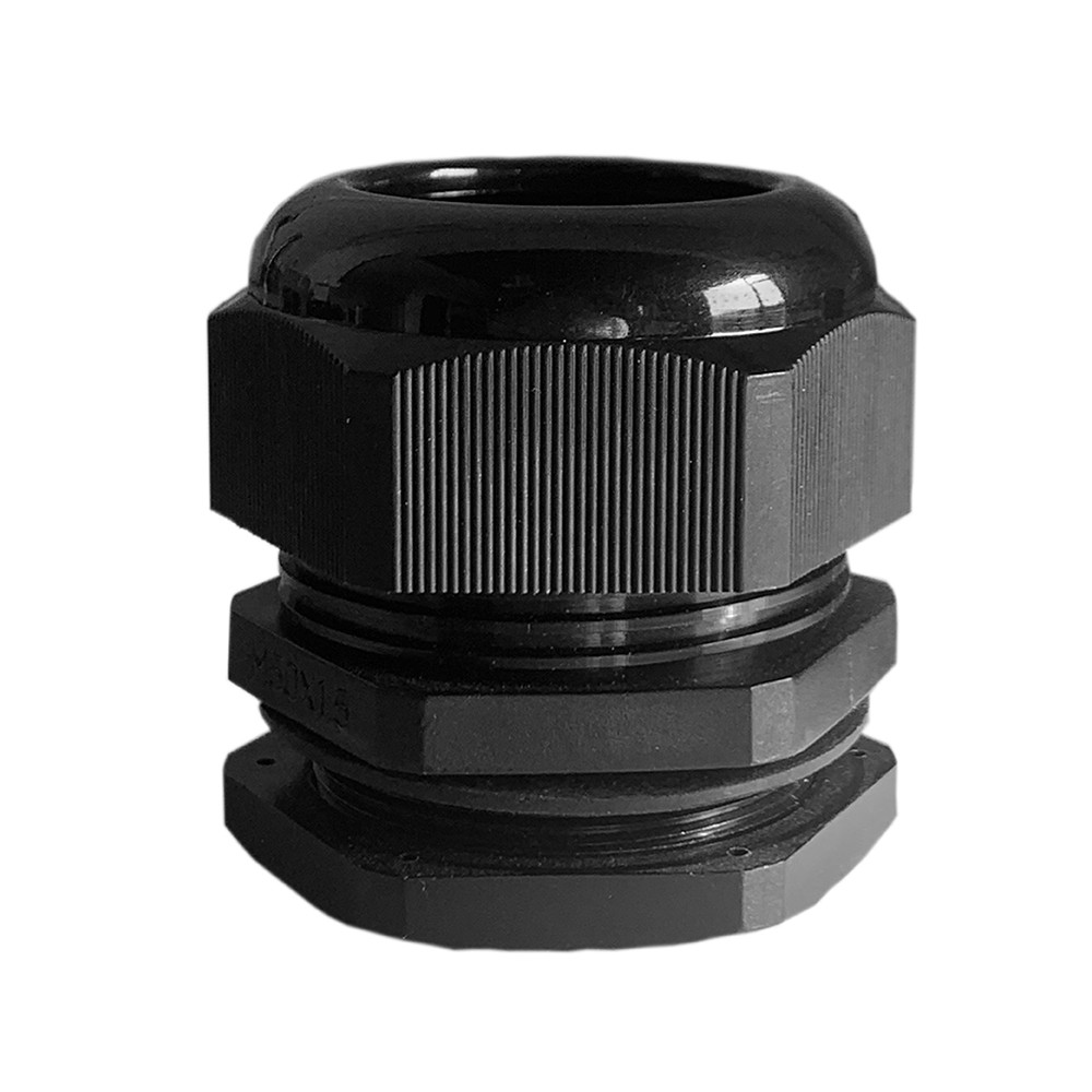 4Cabling 4C | 50MM Nylon Cable Gland Long Threaded With Washer - 2 Pack