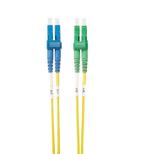 4Cabling 2M LC - Lc/Apc Os1 / Os2 Singlemode Fibre Optic Duplex Cable